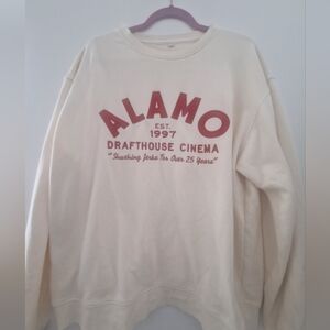 Alamo Drafthouse Cinema Cream Sweatshirt